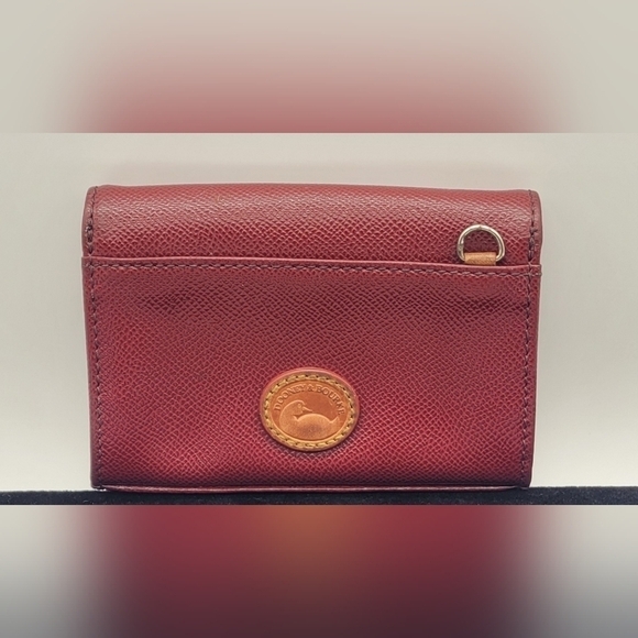 DOONEY & BOURKE JANINE SAFFIANO LEATHER COIN PURSE - Picture 2 of 5